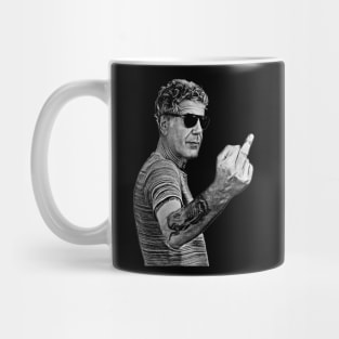 Anthony Bourdain-More Detail!-Middle Finger Mug